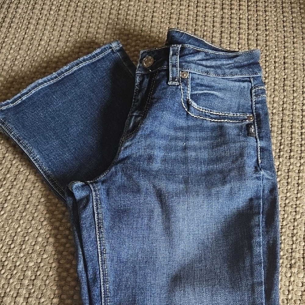 Silver Jeans Dark Blue Flare Women's Jeans